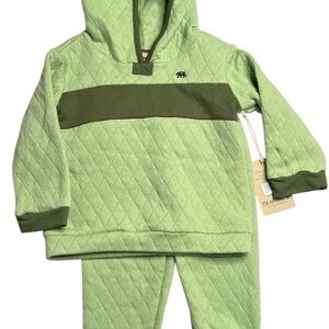 Bearpaw Quilted Hoodie & Jogger Set – Size 18 months